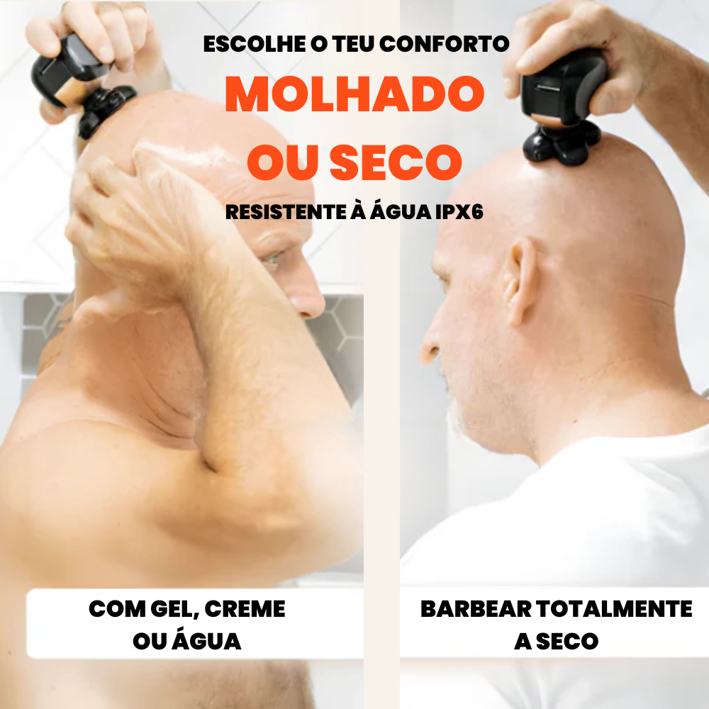 Afeitador Cabeça & Corpo 4-em-1
