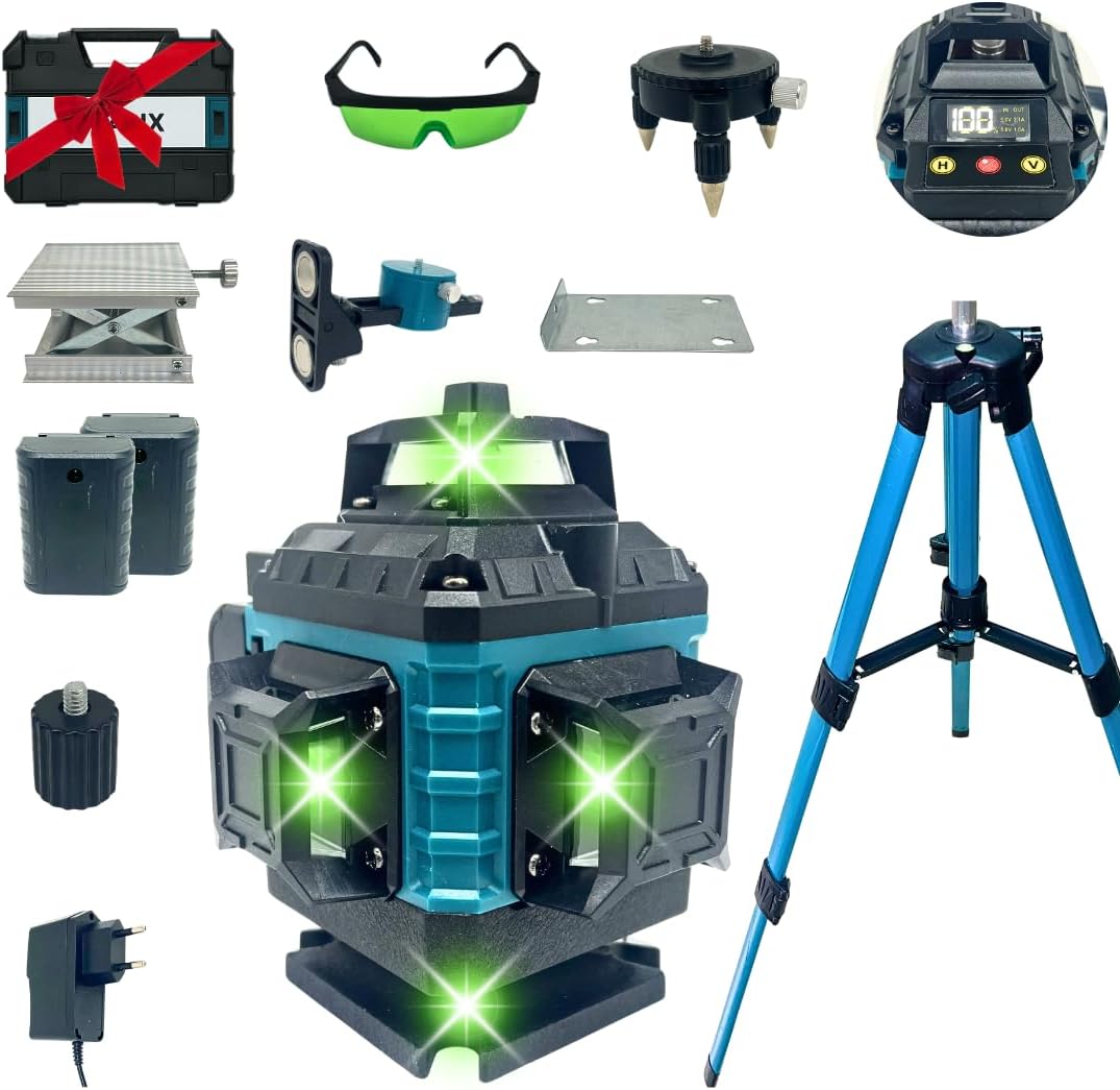 Nível Laser 16 Linhas 360° Pro