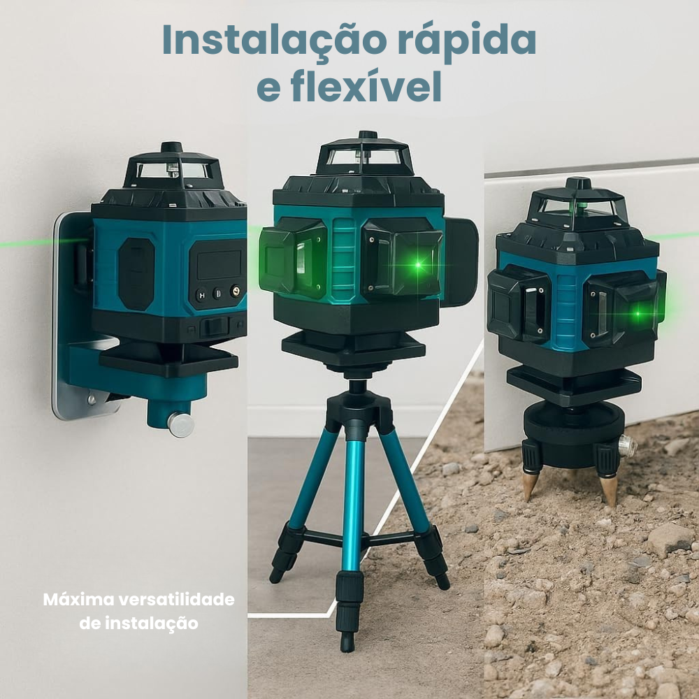 Nível Laser 16 Linhas 360° Pro